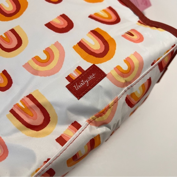 NWT Thirty One Boho Rainbow Thermal Lunch Tote - Picture 3 of 8